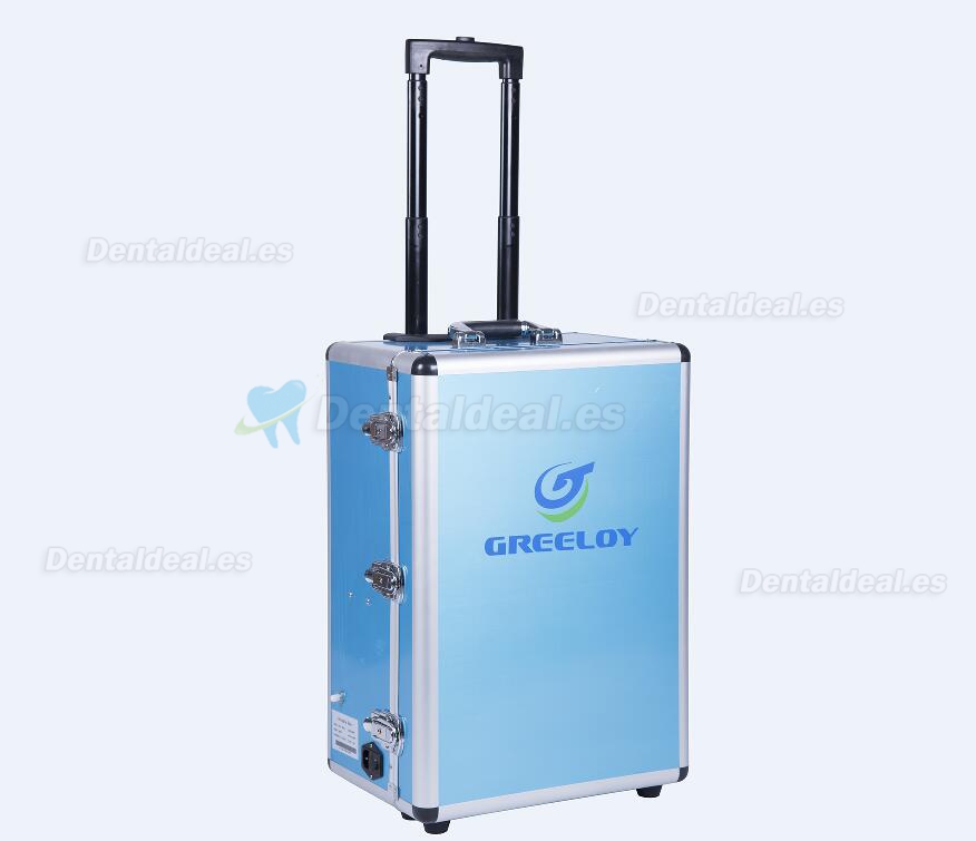 Greeloy® GU-P204 Dental Portable Turbina Unidad Con Compresor de aire Succión